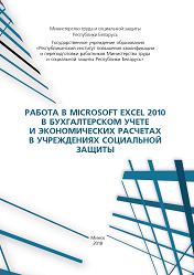 Работа в Microsoft Excel 2010 в бухгалтерском учете и экономических расчетах в учреждениях социальной защиты